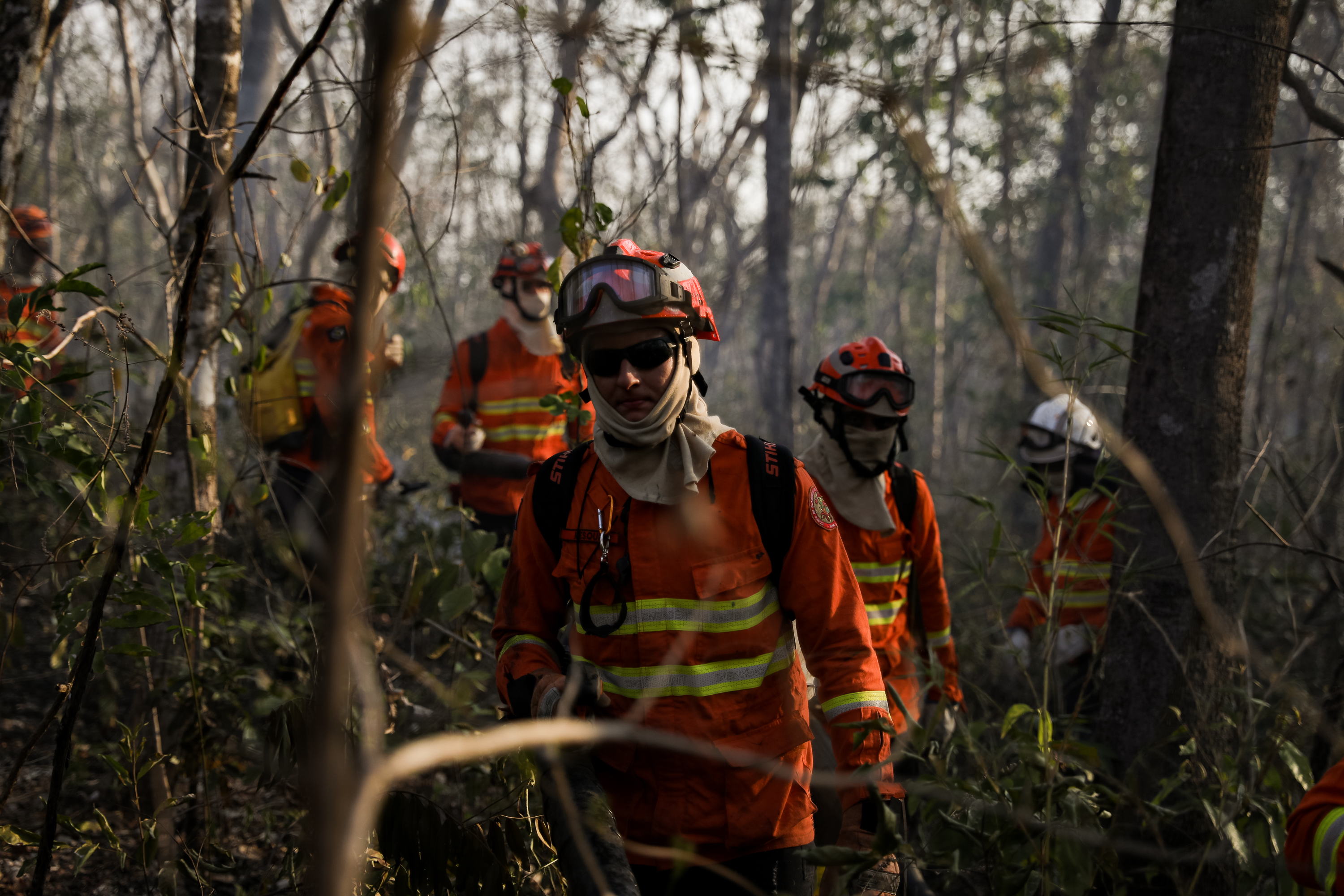 Parque Estadual Encontro das Águas recebe reforço nas ações de combate ao incêndio florestal