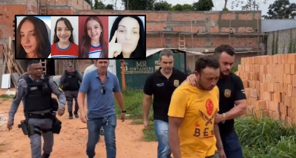 Polícia Civil indicia pedreiro que confessou ter matado mãe e três filhas em Sorriso-MT