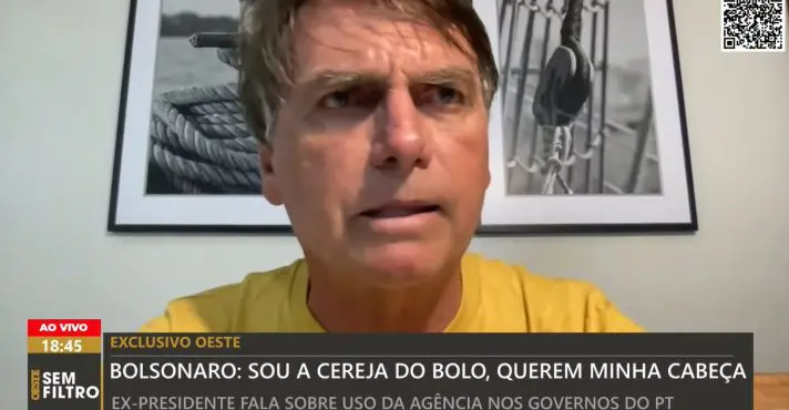 Bolsonaro, sobre STF: ‘Sou a cereja do bolo, querem minha cabeça’