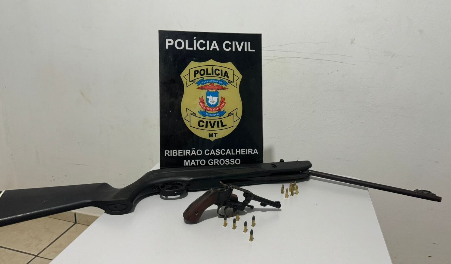 Polícia Civil recupera bovinos e apreende armas e munições com autores de furto em Mato Grosso