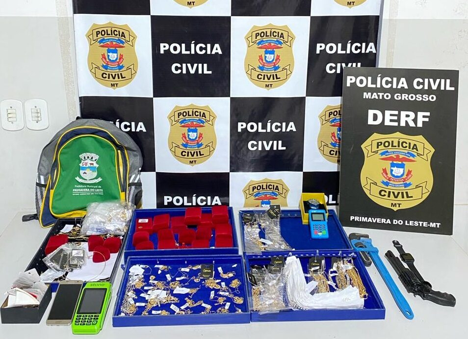 Polícia Civil recupera material furtado de loja de semijoias e apreende adolescente envolvido