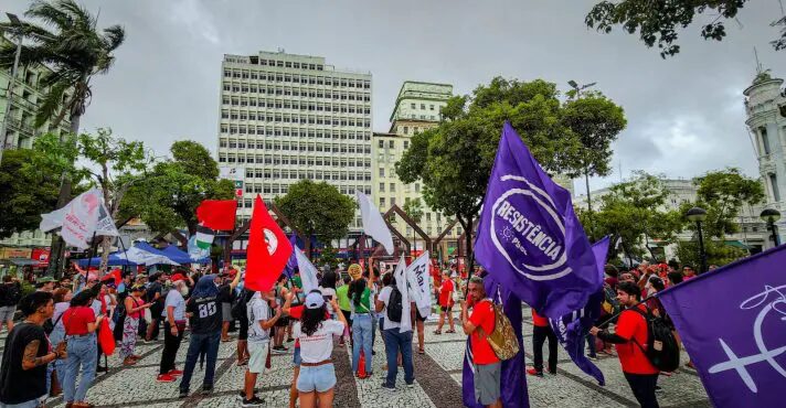 Manifestação do PT contra Bolsonaro tem baixa adesão; Veja as fotos: