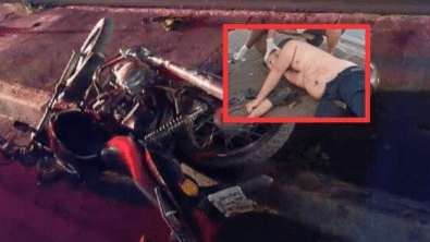 Homem perde controle de moto e morre em frente de mercado em Cuiabá