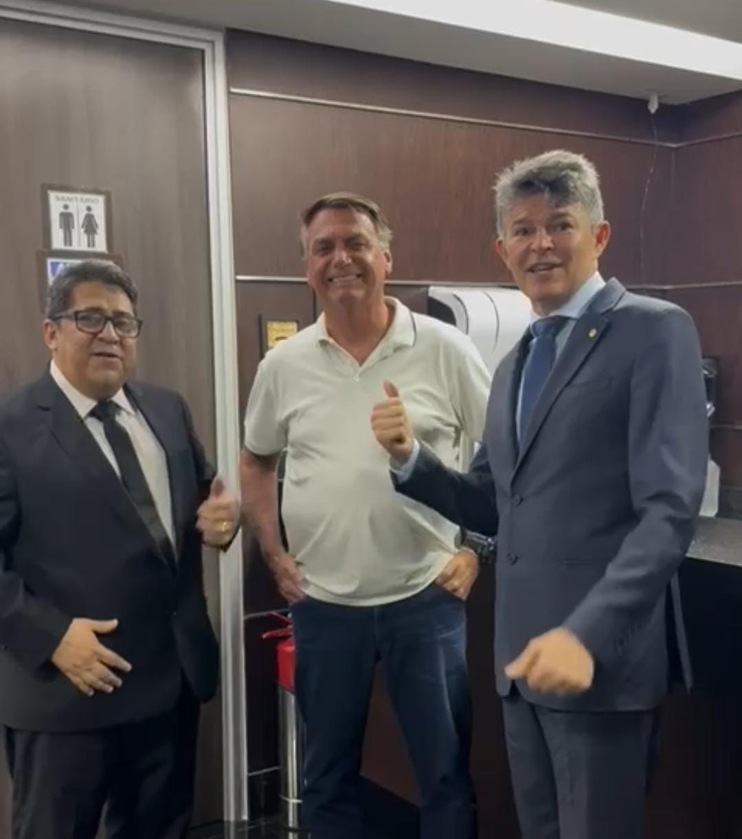 VEJA VÍDEO – Medeiros e Ananias articulam vinda de Bolsonaro a Cuiabá para reforçar palanque de Abílio