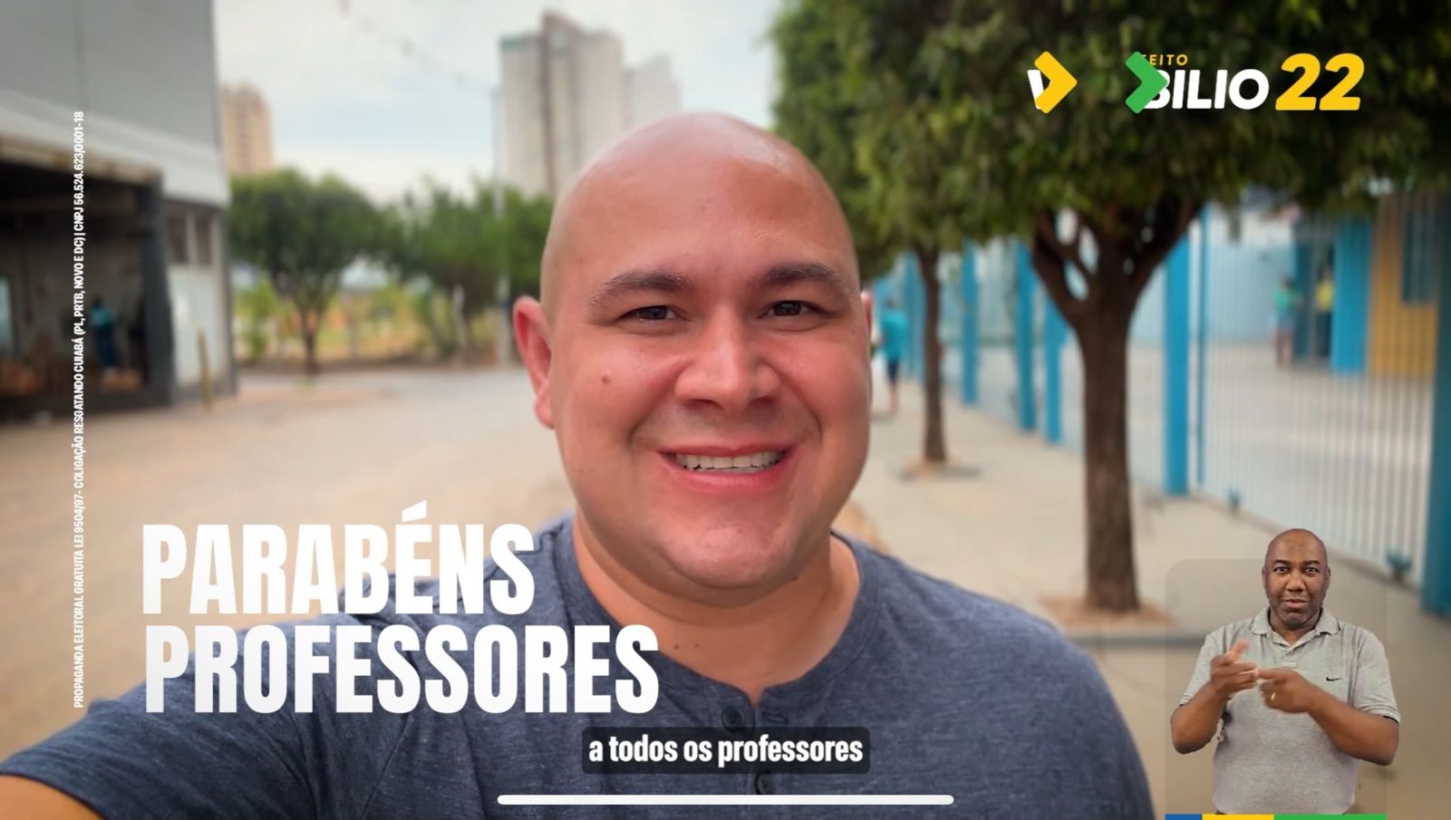 DIA DO PROFESSORNa TV, Abilio propõe estender contrato de professor de 18 para 24 meses