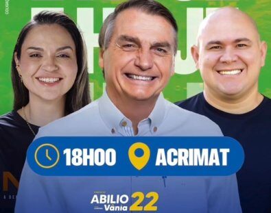 Bolsonaro e Zema reforçam palanque de Abilio