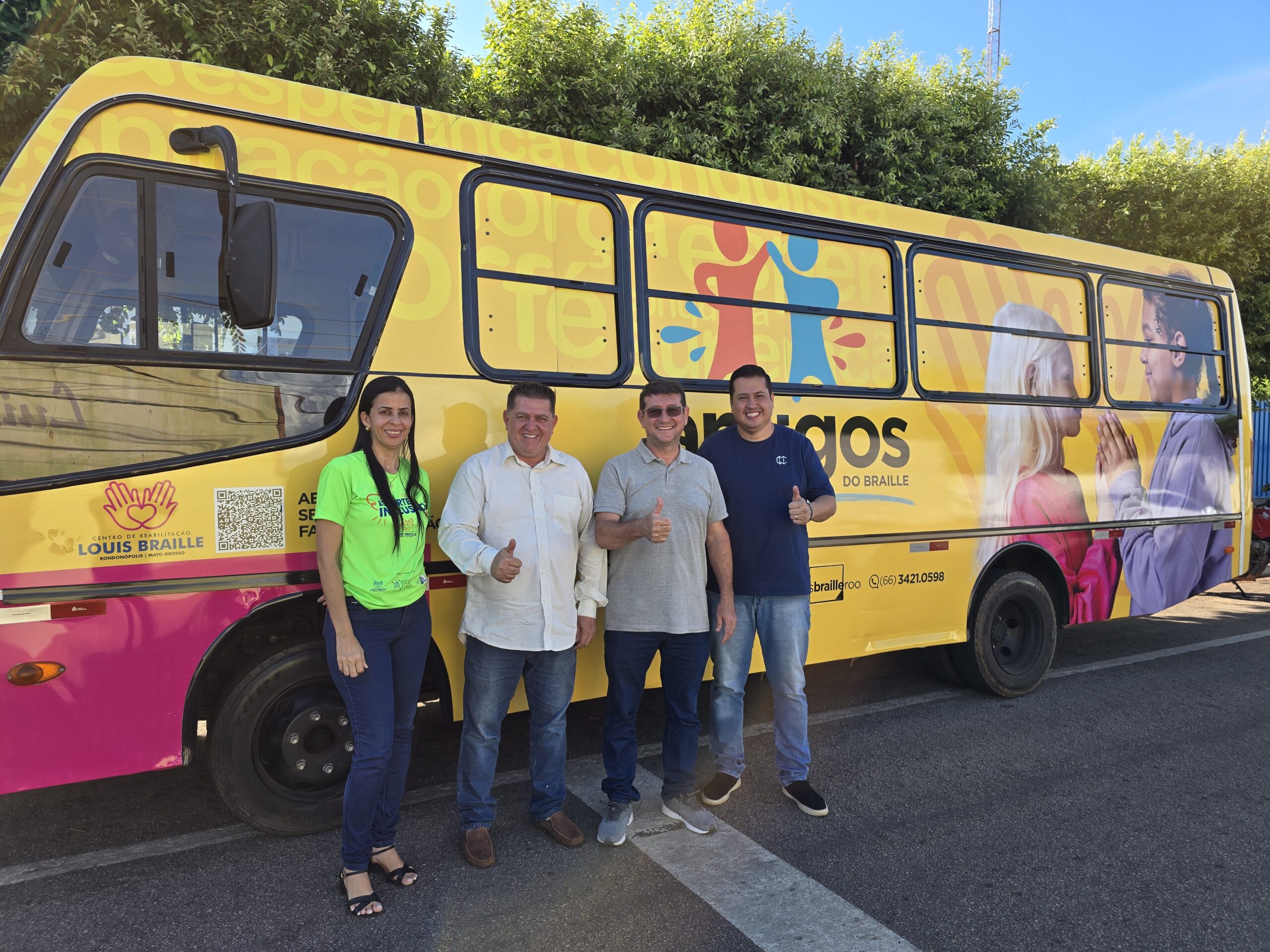 PESSOA COM DEFICIÊNCIA – Zaeli visita Centro de Reabilitação Louis Braille, em Rondonópolis-MT