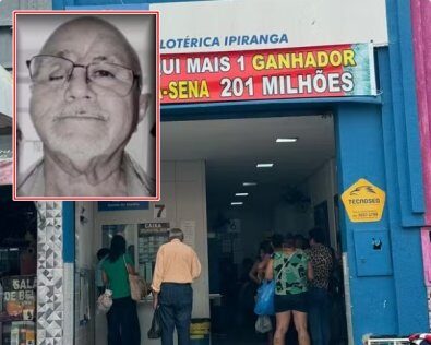 Idoso que ganhou R$ 201 milhões na Mega morre em clínica em Cuiabá