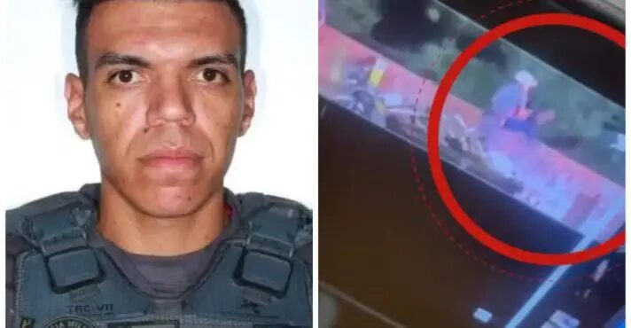 Policial que jogou homem de ponte é indiciado por tentativa de homicídio