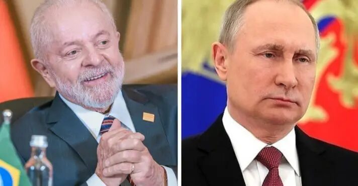 Lula conversa com Putin por telefone e anuncia ida à Rússia