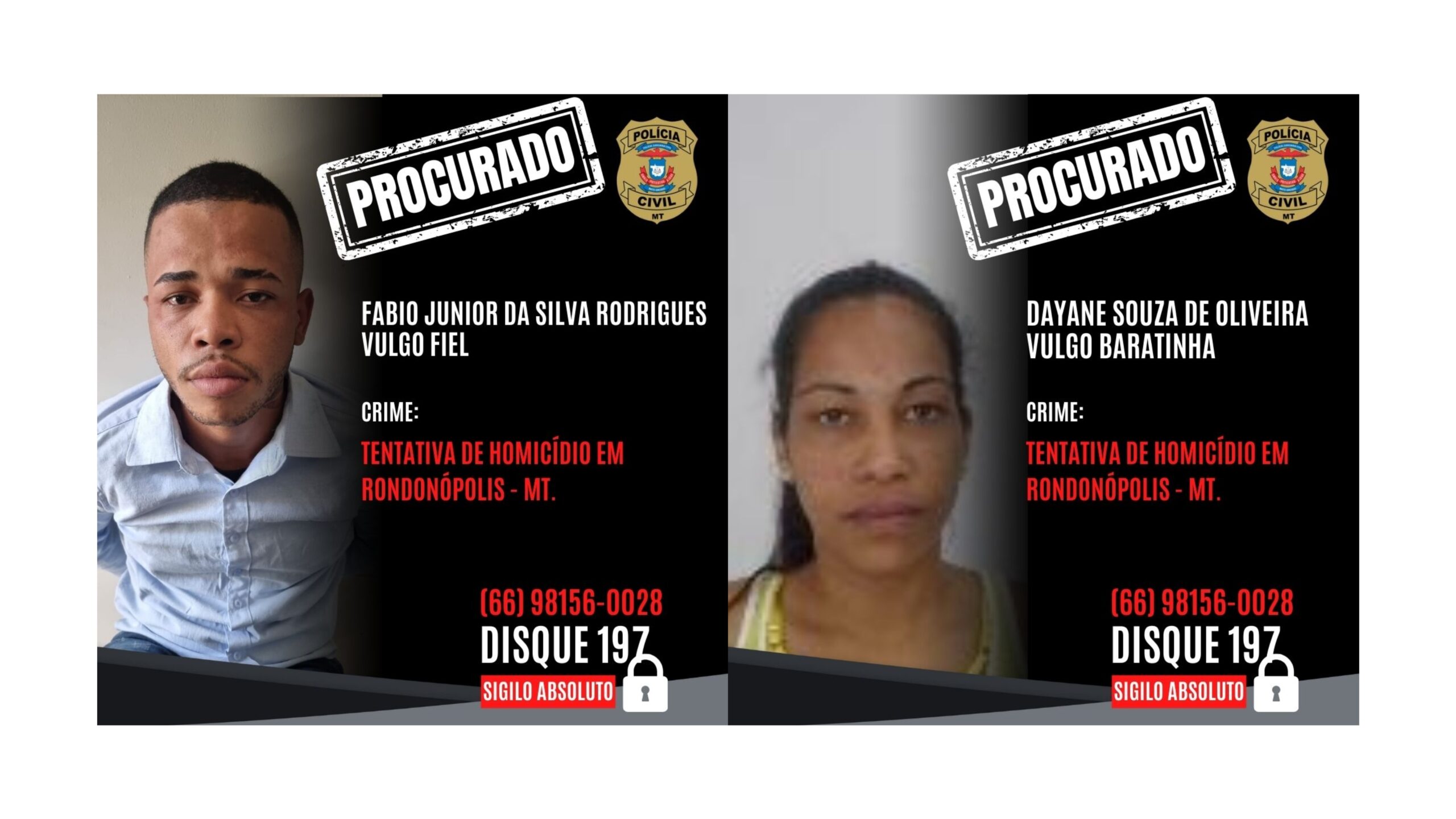 Polícia Civil busca envolvidos em tentativa de homicídio ocorrida em Rondonópolis