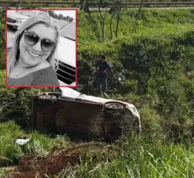 Empresária de MT morre em capotamento de carro em Goiás