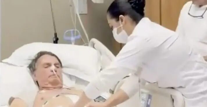 Bolsonaro compartilha momento que realizou exame de ultrassonografia; vídeo