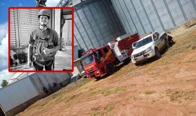 Trabalhador cai em rosca de silo e morre em fazenda de MT