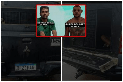 Criminosos quebram vidro de viatura e fogem em serra de MT