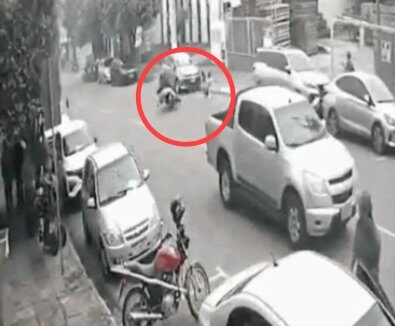 Câmera flagra pedestre atropelada por criminoso em fuga em MT