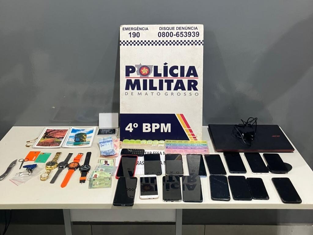 Polícia Militar desarticula quadrilha e fecha escritório de estelionato em Várzea Grande