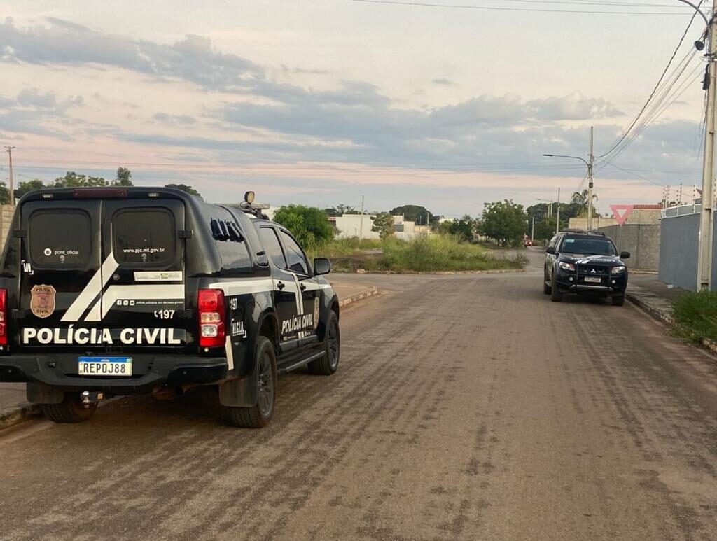 Autores de roubo majorado e usurpação de função pública são alvos de operação da Polícia Civil em Cáceres