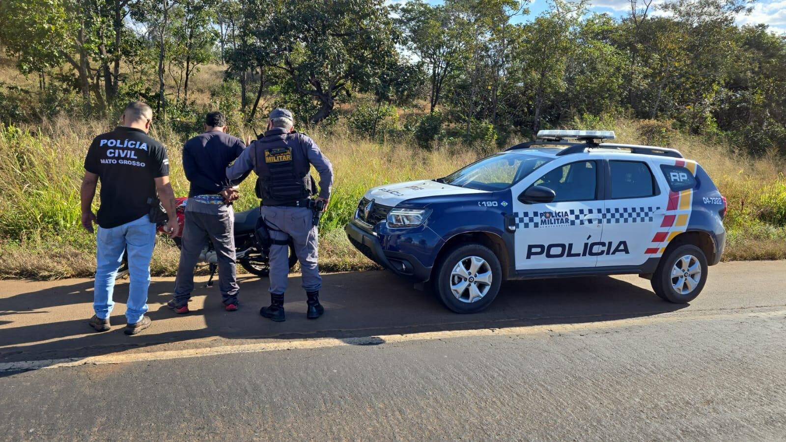 Foragido por feminicídio é preso pela PM na BR-364, em Alto Araguaia