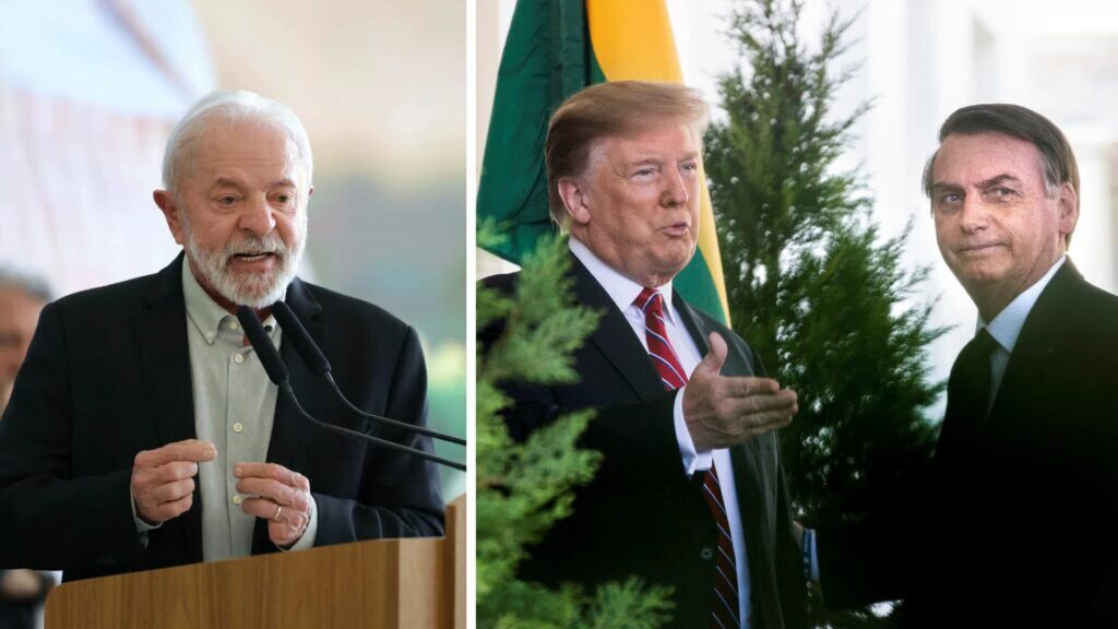 Lula reage à declaração de Donald Trump em defesa de Bolsonaro
