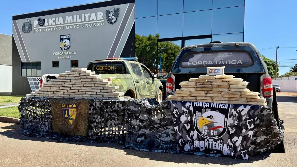 Operação apreende 100 quilos de drogas em MT