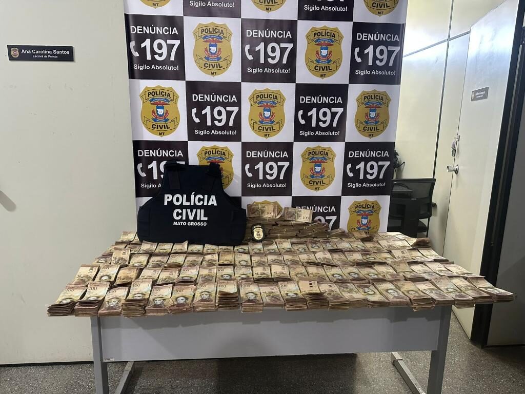 Operação “Aconchego” apreende R$ 64 mil em dinheiro boliviano e drogas no centro de Cuiabá