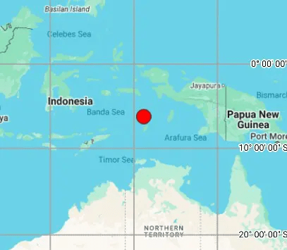 Terremoto de magnitude 6,7 atinge leste da Indonésia