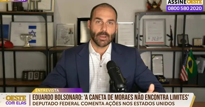 Lei Magnitsky contra Moraes está ‘mais perto do que nunca’, diz Eduardo