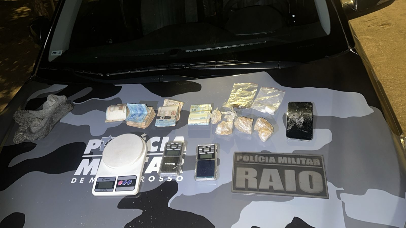 Casal é preso por tráfico de drogas e envolvimento em organização criminosa em Rondonópolis