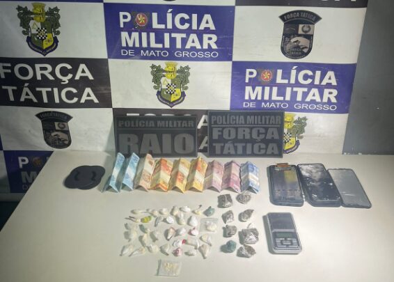 Polícia prende três suspeitos por tráfico em Rondonópolis-MT