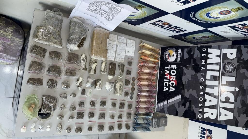 Trio foi detido em flagrante em Cuiabá; ação causou prejuízo de R$ 20 mil ao crime