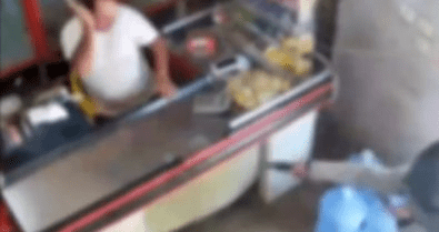 Vídeo flagra bandido atirando no rosto de comerciante em MT