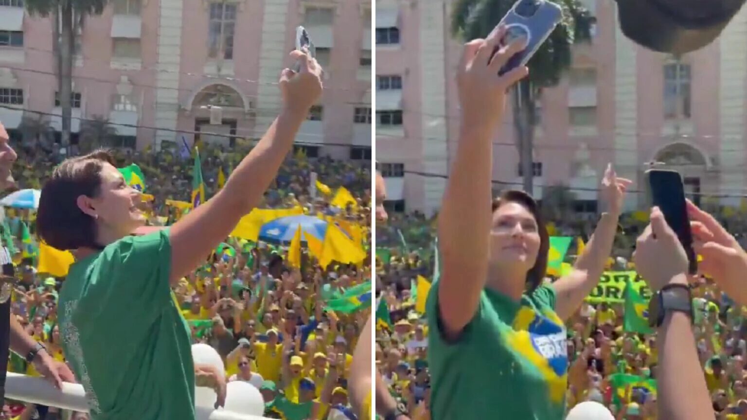 Michelle sobre Reaja, Brasil: “Que reacenda o vigor brasileiro”