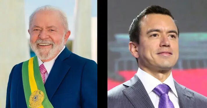 Lula recebe presidente do Equador em Brasília, nesta segunda-feira, 18