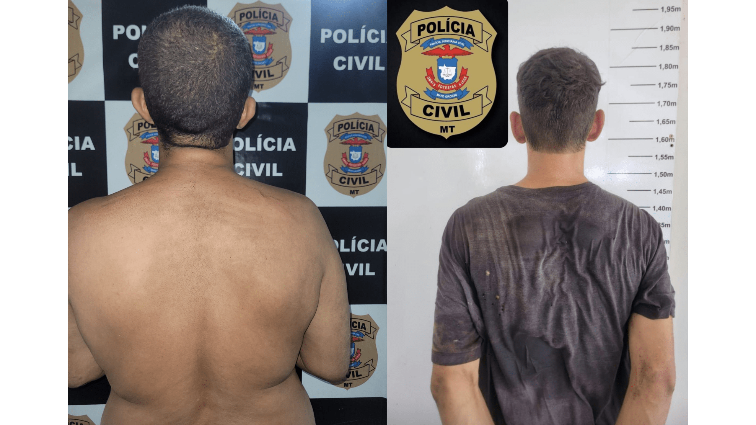 Dois homens são presos pela polícia de MT por envolvimento em crimes contra o patrimônio