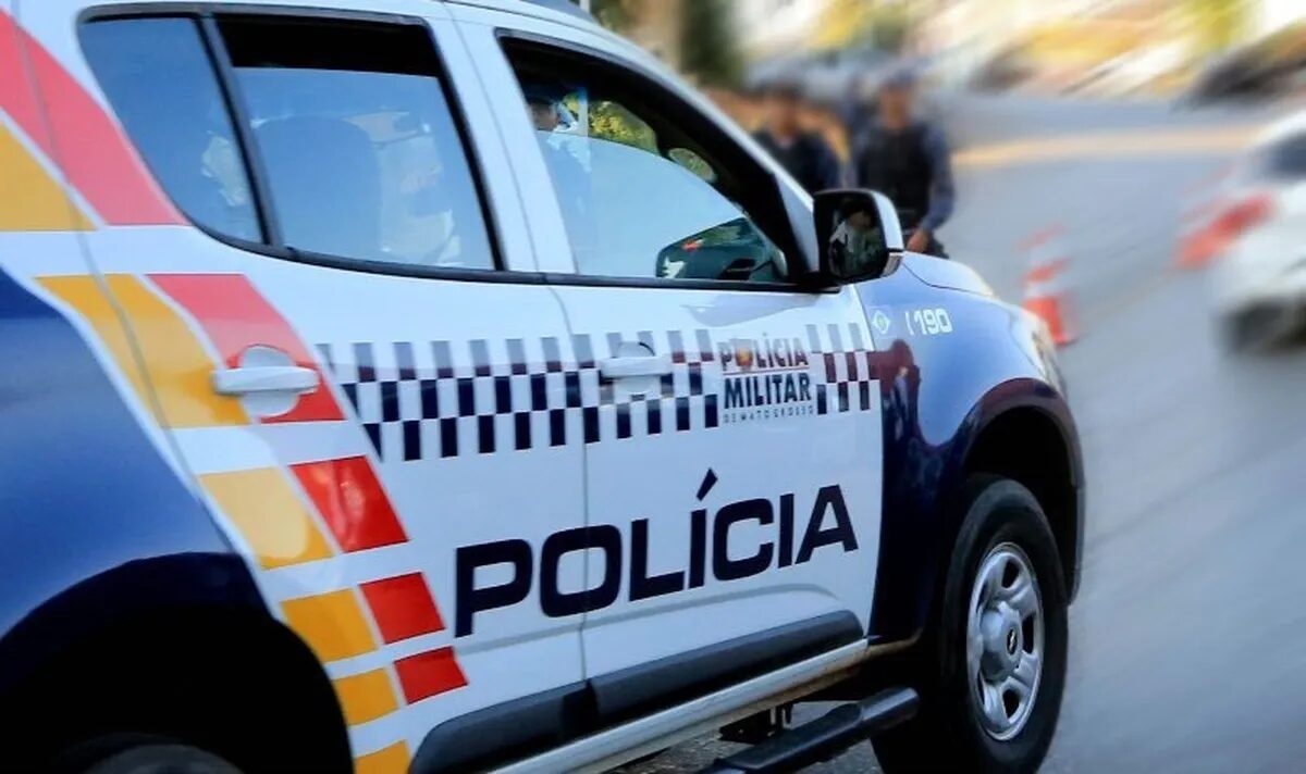 Homem é preso em MT após confusão, resistência e danos em viatura policial