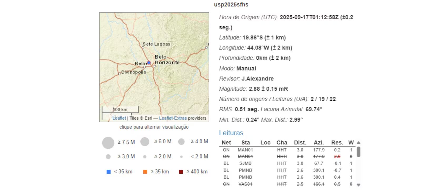 Tremor de terra é sentido em Belo Horizonte e região