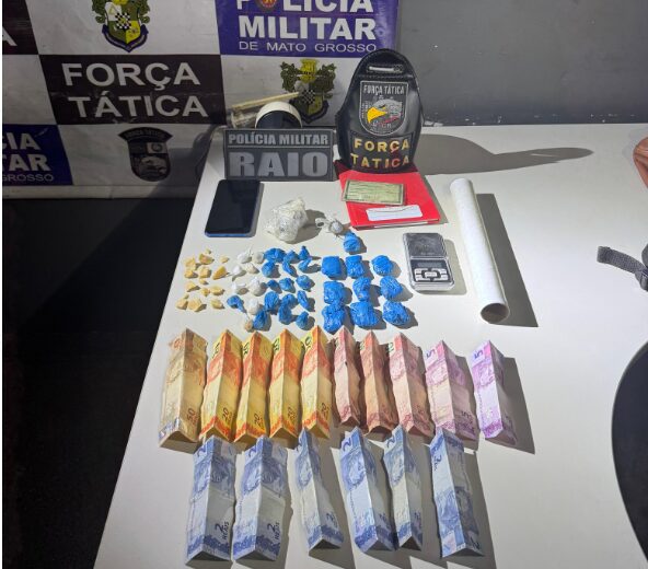 Mulher é presa por tráfico de drogas em Rondonópolis-MT