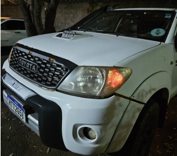 Polícia localiza caminhonete tomada em golpe de estelionato em Primavera do Leste
