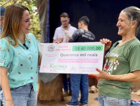 Vereadora Kalynka Meirelles destina R$ 40 mil à ONG São Francisco de Proteção aos Animais