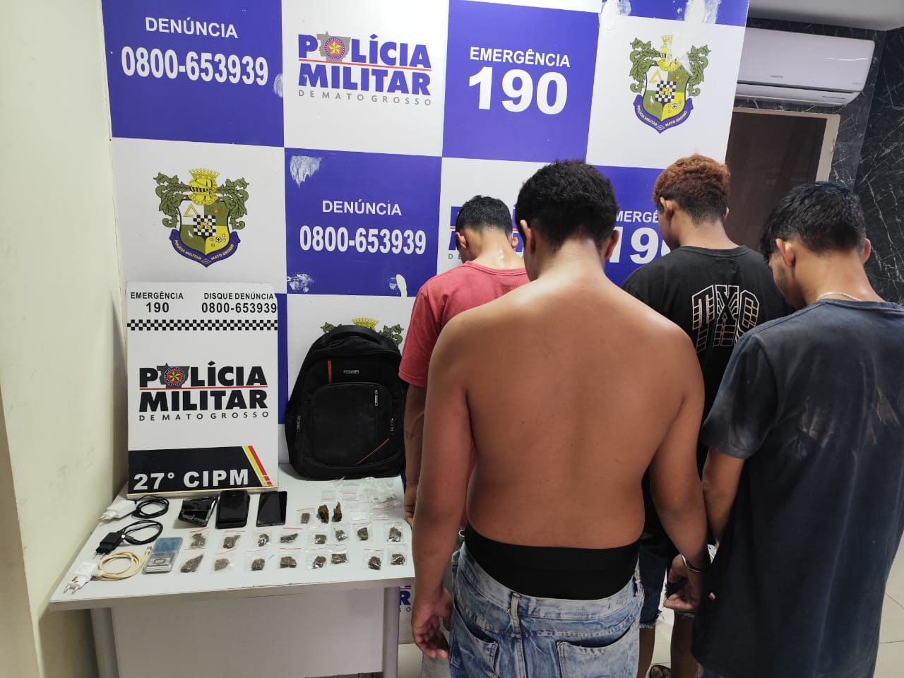 Quatro suspeitos ligados a facção criminosa são presos em Confresa após denúncia anônima