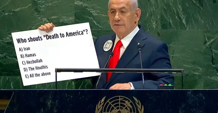 Brasil deixa plenário durante discurso de Netanyahu na ONU