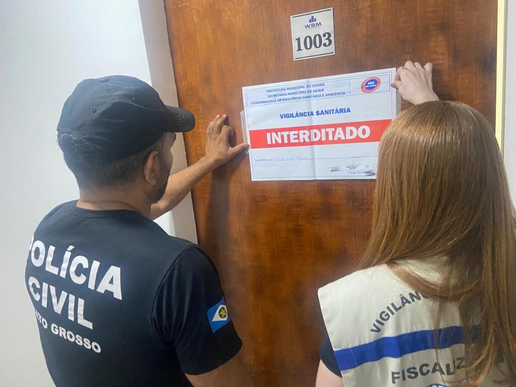 Polícia interdita clínica de estética e empresa de ambulância por venda de medicamento vencido e de comercialização proibida no Brasil