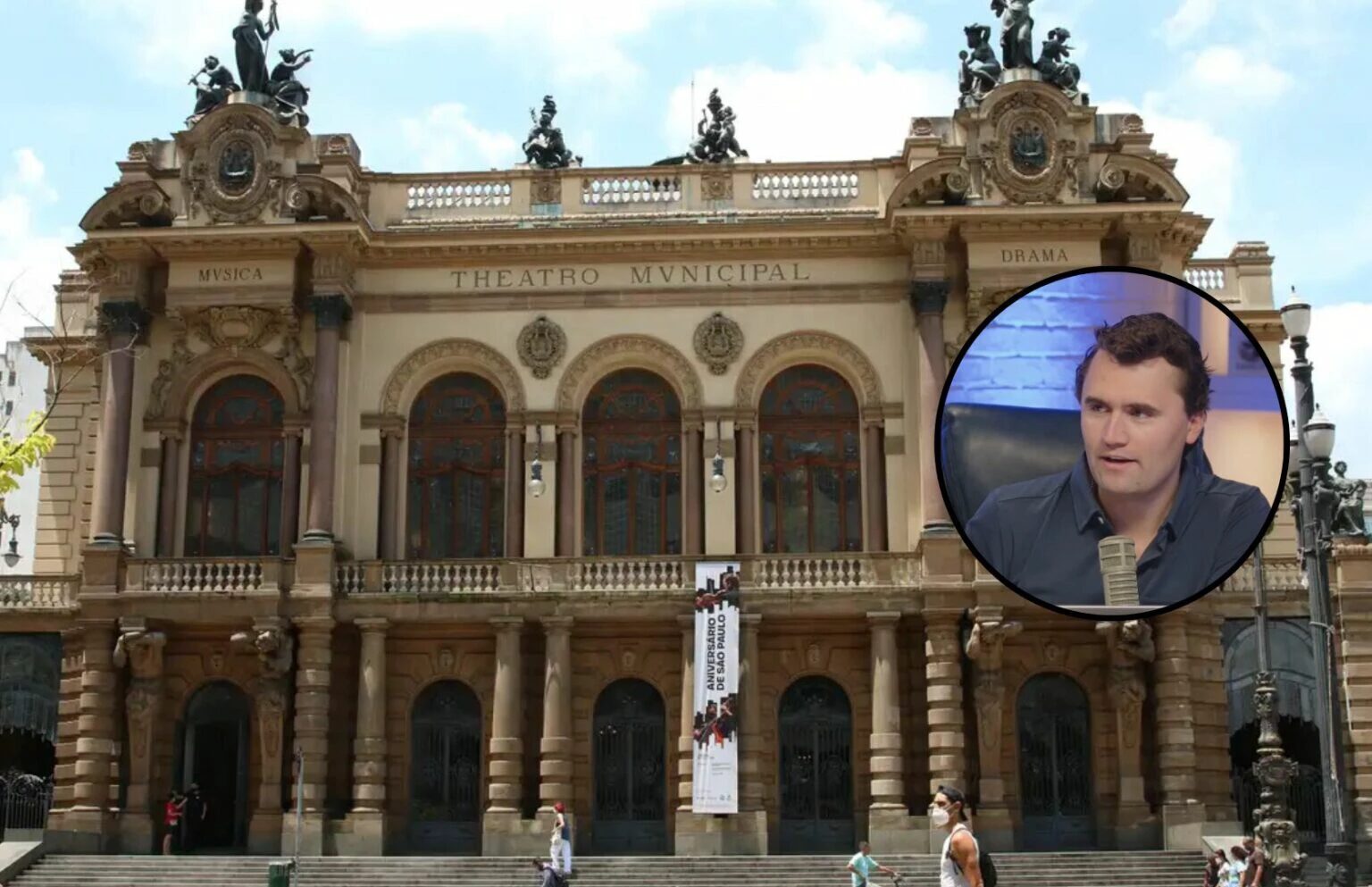 Post ofensivo a Charlie Kirk causa demissão no Theatro Municipal