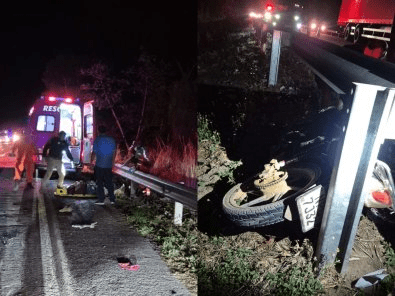 Mulher morre atropelada após moto bater contra capivara em rodovia
