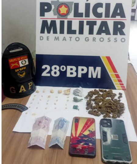 Polícia desmonta ponto de tráfico próximo a creche em Jaciara durante Operação Tolerância Zero