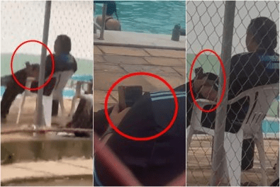 Vídeos mostram professor filmando alunas dentro de piscina; veja