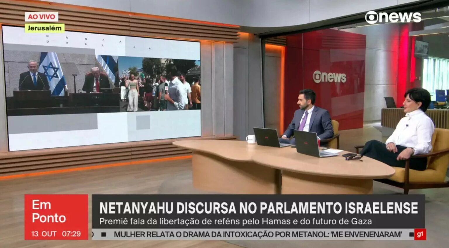 Áudio que seria de Waldvogel atacando Netanyahu vaza ao vivo