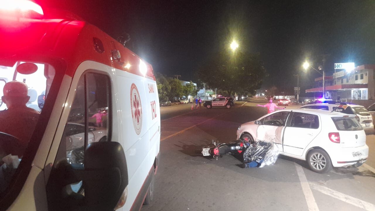 Motociclista morre após batida com carro em Rondonópolis – MT; vídeo