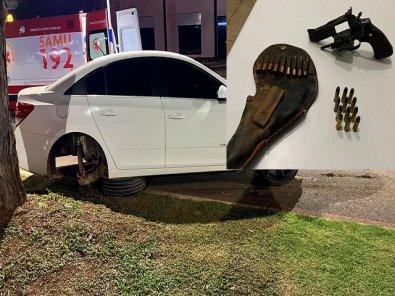 Homem finge sofrer latrocínio para esconder que atirou em si próprio